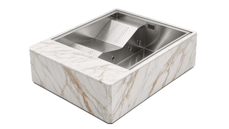 Vallahalla AURA Edelstahl Whirlpool